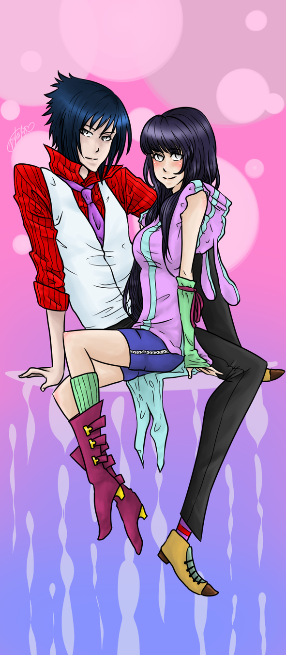Sasuke and Hinata by liffierout on DeviantArt