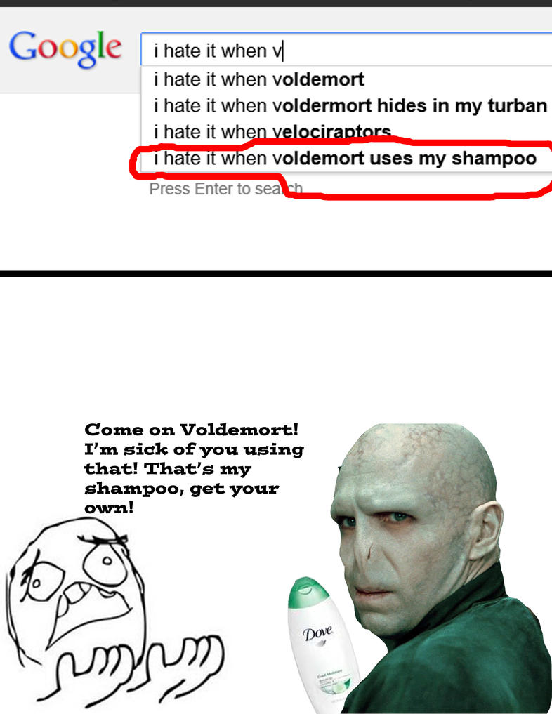 Ridiculous Google Searches Voldemort Shampoo By CHL99 On DeviantArt