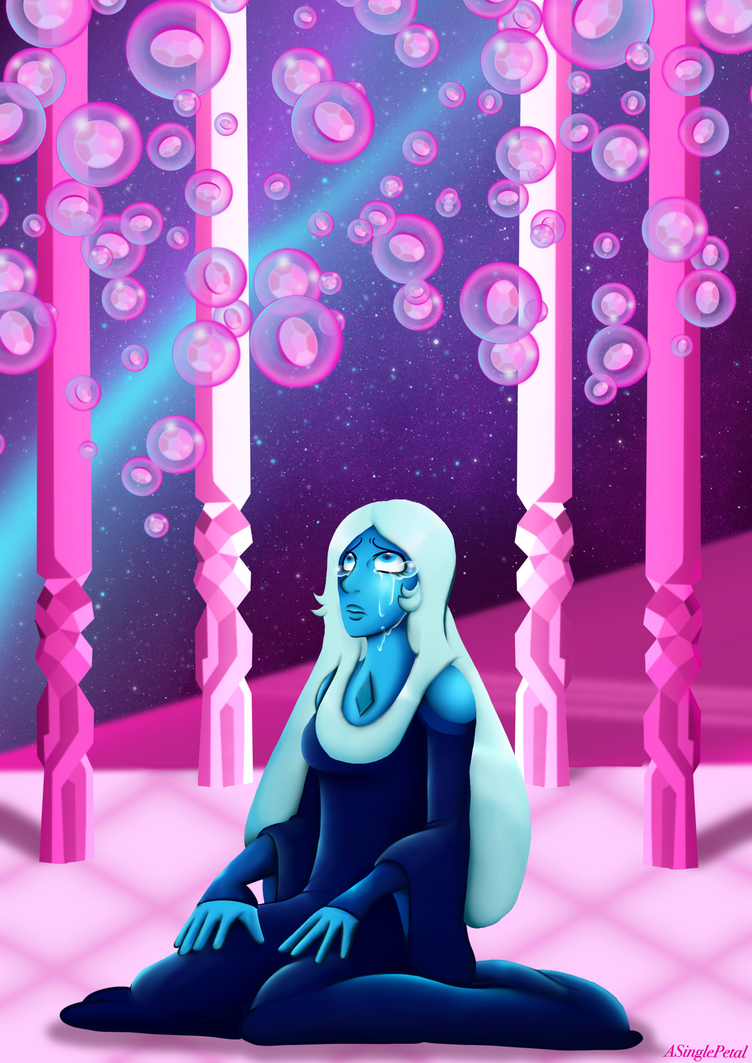 I did it I finished a quick ( 15 hour ) new print of blue diamond from Steven universe for AmeCon