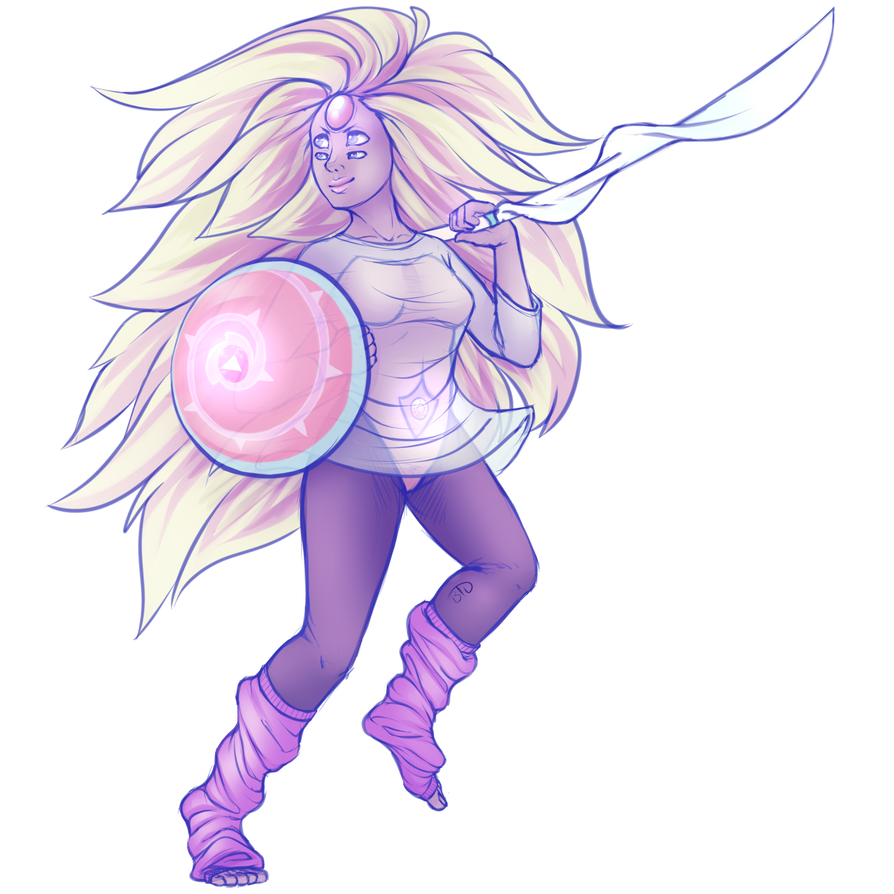 Ahh yeah, the fabulous Rainbow Quartz, i wish we could have gotten to see her fight...hmmmmmmm Please do not use my art in anyway [coping, re-posting, tracing, etc] with out asking me first, if gai...