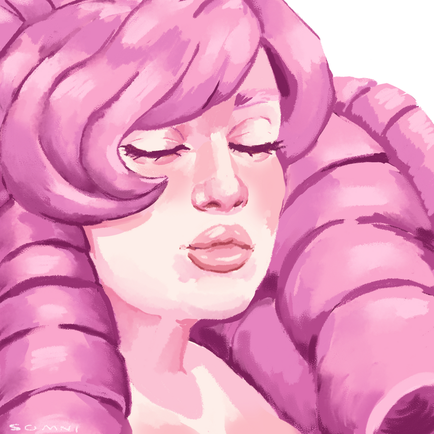 This was originally going to be an animated icon, but then I discovered the blending brush aaaaannnd this happened. I guess she's technically Pink Diamond, but for my sake we're calling her Rose.&n...