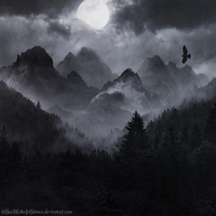 The Misty Mountains by SheWalksInSilence on DeviantArt