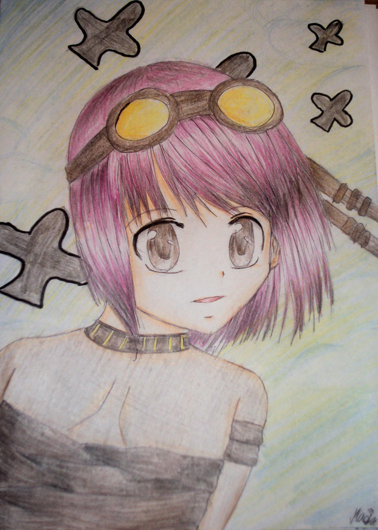 Colored pencil anime drawing by MaeiChan on DeviantArt