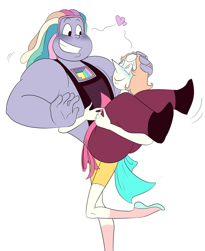 Pearl can't resist scooping Bismuth up sometimes. Who could? Want to see the nude version? Of course you do.