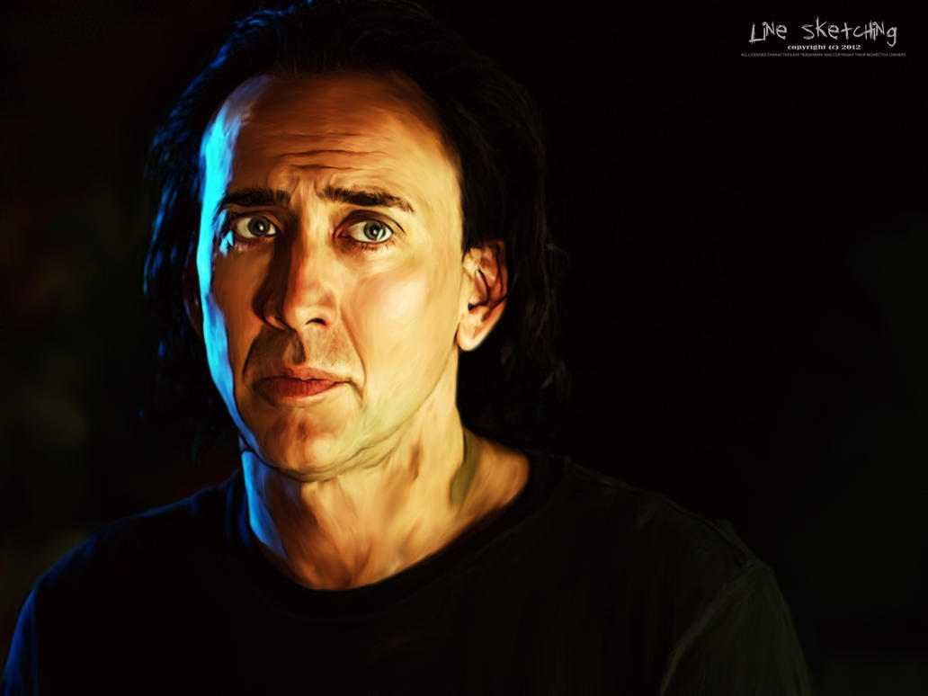 Nicolas Cage Long Hair By 171779 On DeviantArt