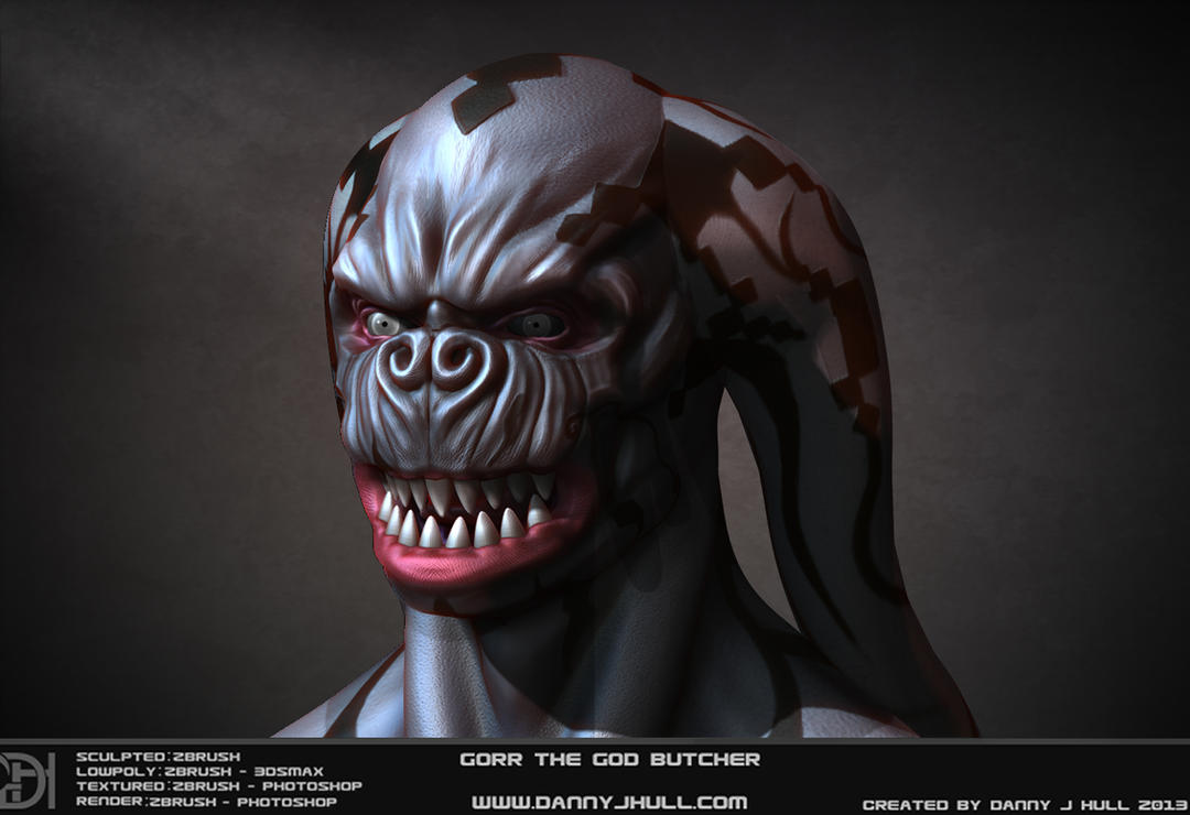Gorr The God Butcher - Face only 3D Character art by ...