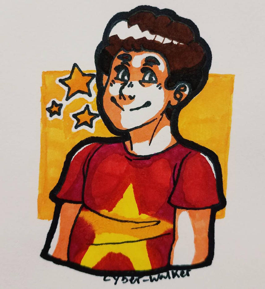 i messed up the star on his shirt oOF steven universe (c) rebecca sugar art (c) cyber-walker