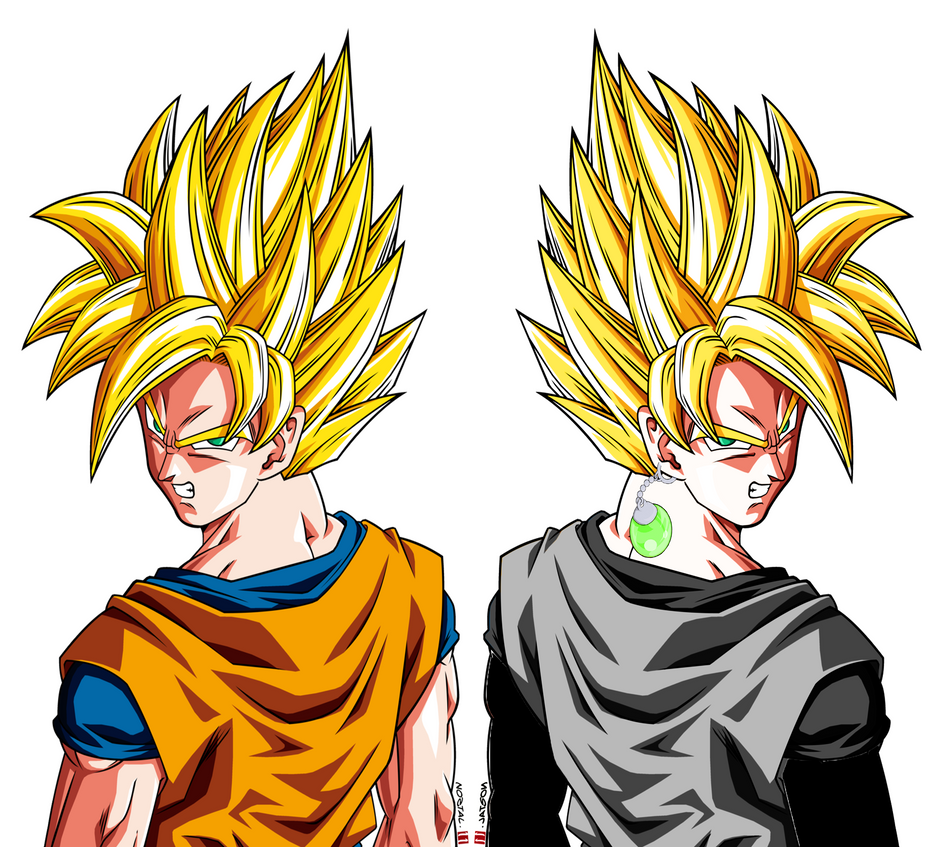 Goku And Black by SaiyanRageHD on DeviantArt