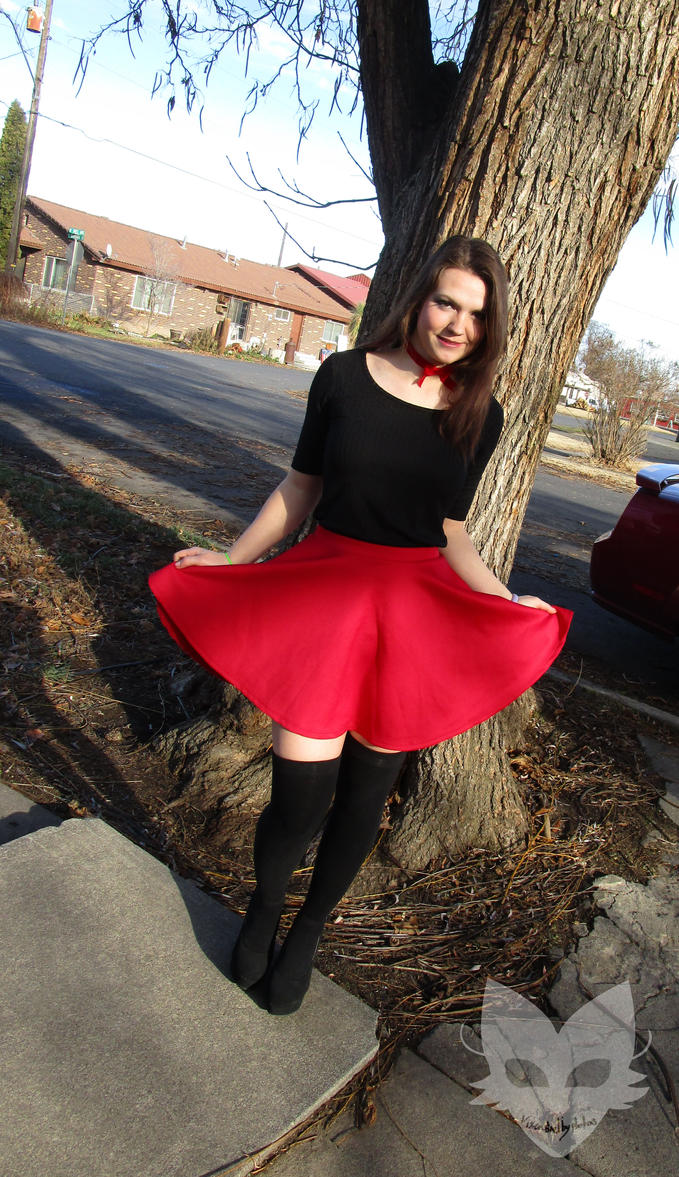 Sannypuz red skirt by sannypuz on DeviantArt