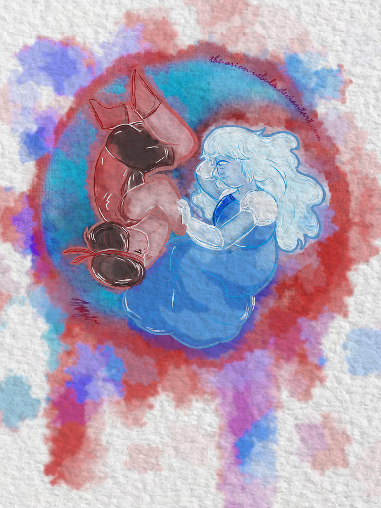 Some Rupphire art    They are really perfect for each other. Like Yin and Yang.   Steven Universe © Rebecca Sugar, Cartoon Network