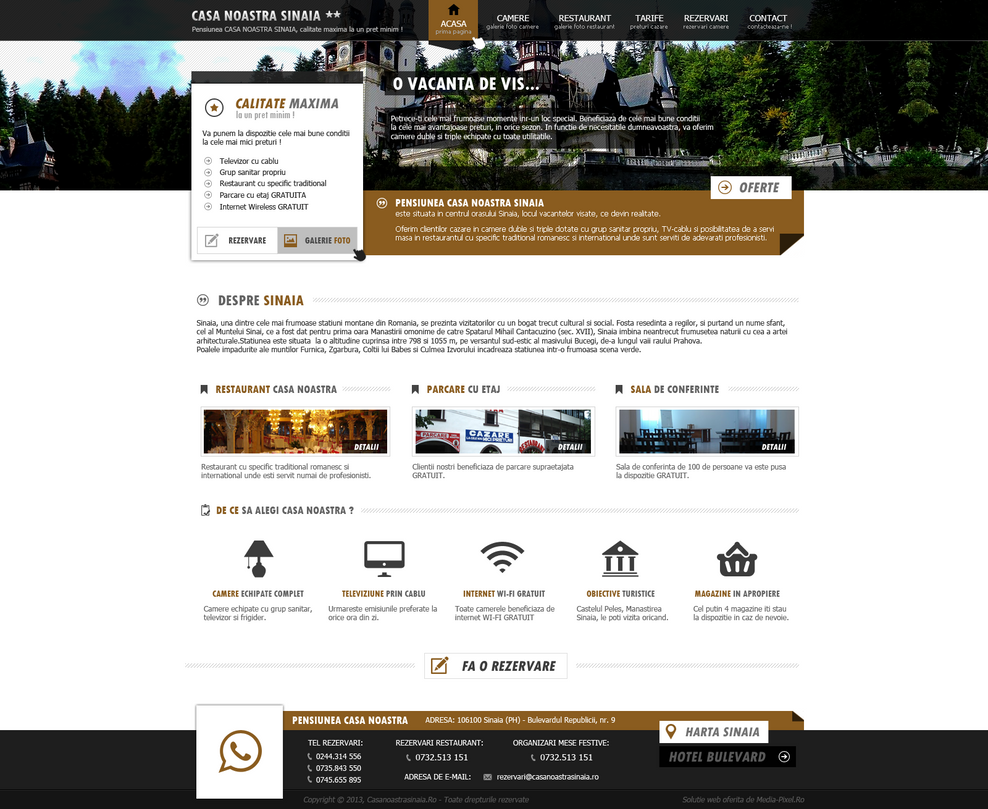 Mountain Guest House Web Design By MajeStik91 On DeviantArt