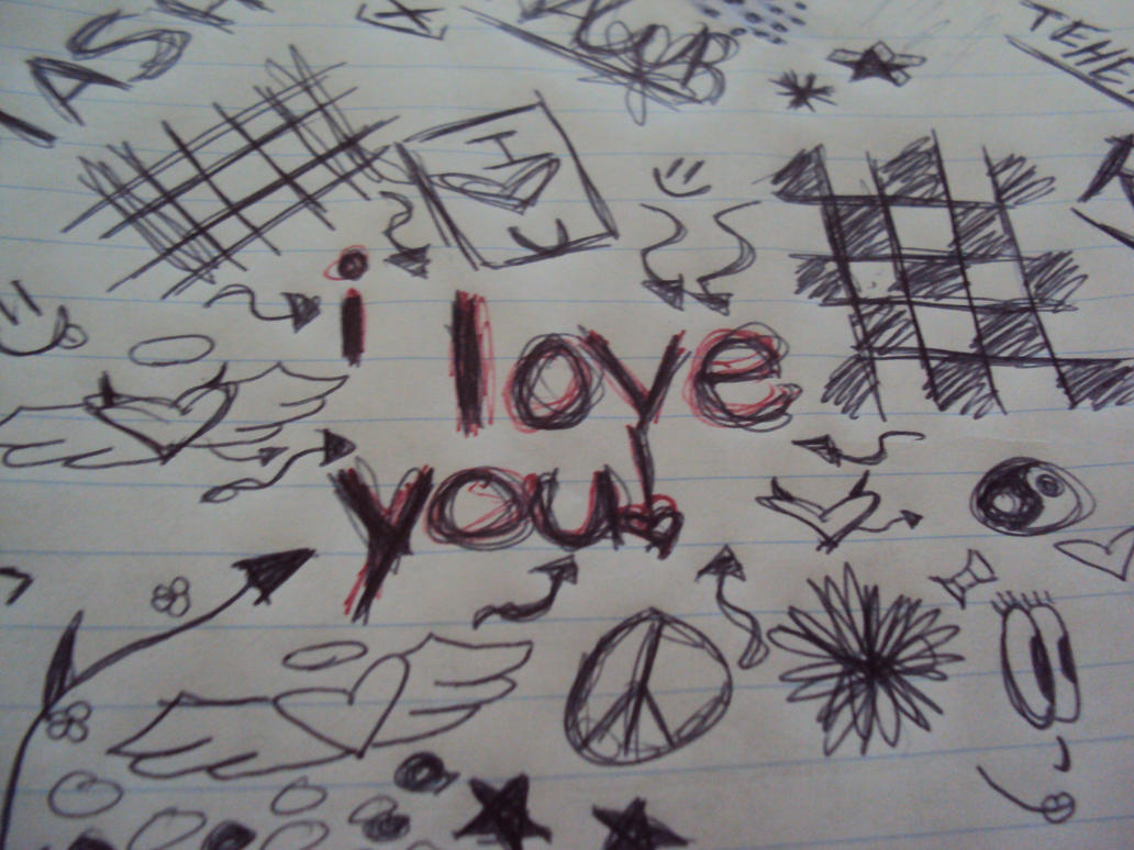 I Love You Doodle By Sarenaflame On DeviantArt