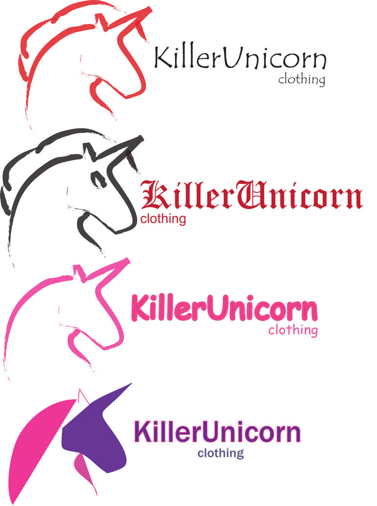 Unicorn logo by draculinaxy on DeviantArt