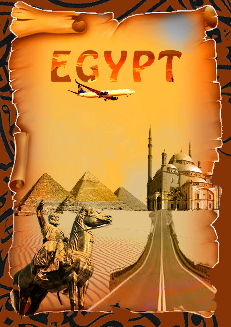 travel poster egypt