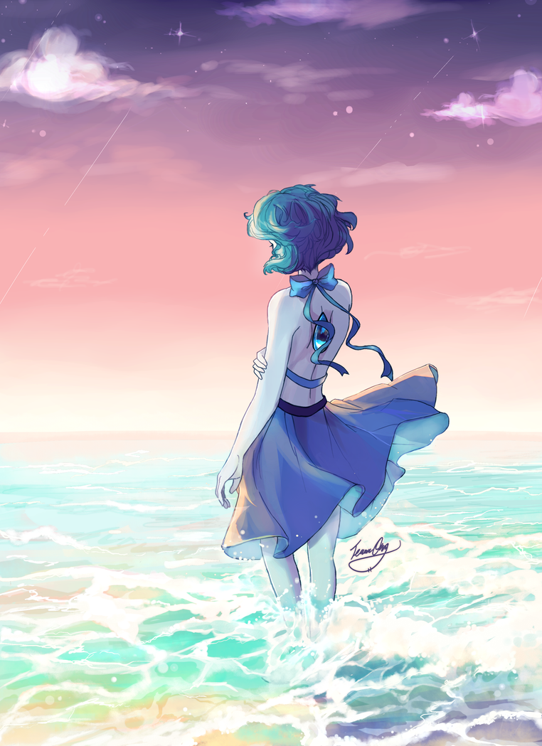 "Maybe I'll find myself smiling on that shore...maybe I'm not alone..." *clutches heart* LAPIS IS STILL MY FAVORITE CHARACTER AHHHH   THOSE NEW SU EPISODES GOT ME SHOOK THO    &...