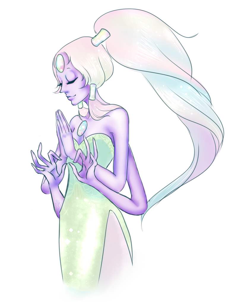 A quick drawing of Opal because I absolutely love her and I seem to be obsessed with her (sorry I'm not sorry though haha <v< )