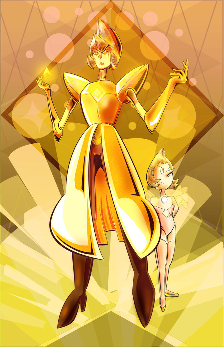 Yellow Diamond and her Pearl. First of all, Congrats Peridot for sticking it to The Man! So many of us wish we could tell our boss off at work on many occasions. Anyways, I'm so glad Yellow Diamond...