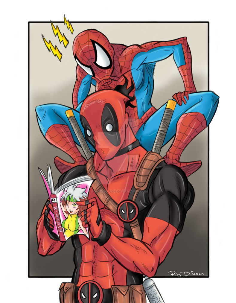 Deadpool X Spiderman By Ray D Sauce On Deviantart