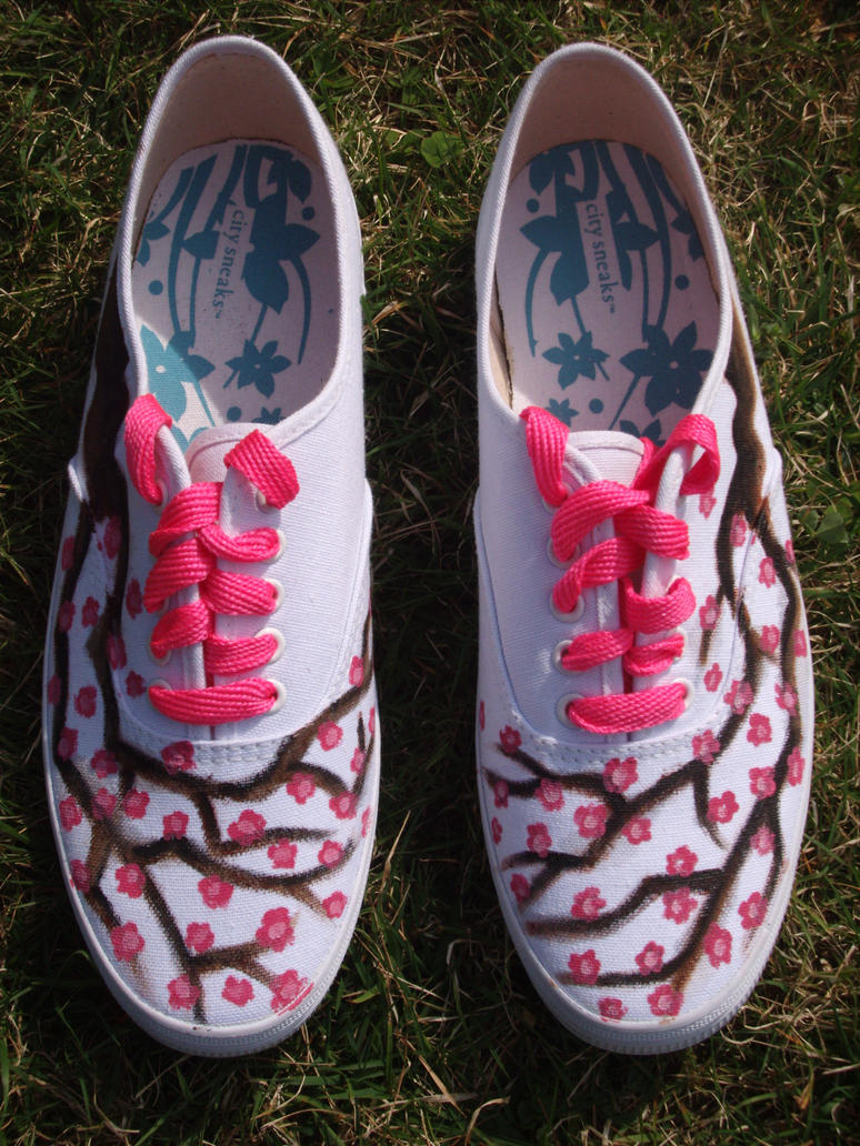 Cherry Blossom Shoes by jasminepereira on DeviantArt
