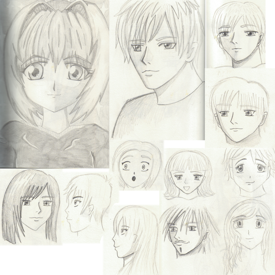 Practice anime drawings by georgina12345 on DeviantArt