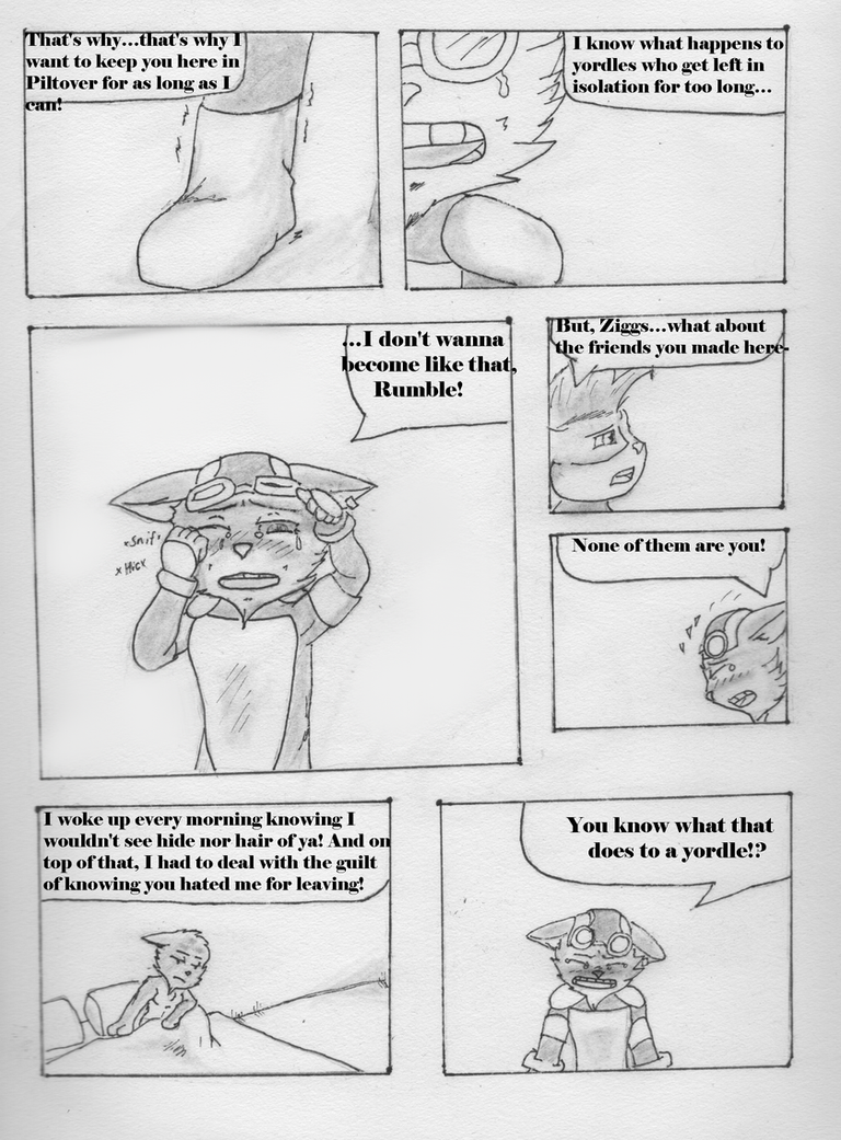 ZiggsXRumble, Aria of Isolation comic, pg8 by GrayBeast on DeviantArt