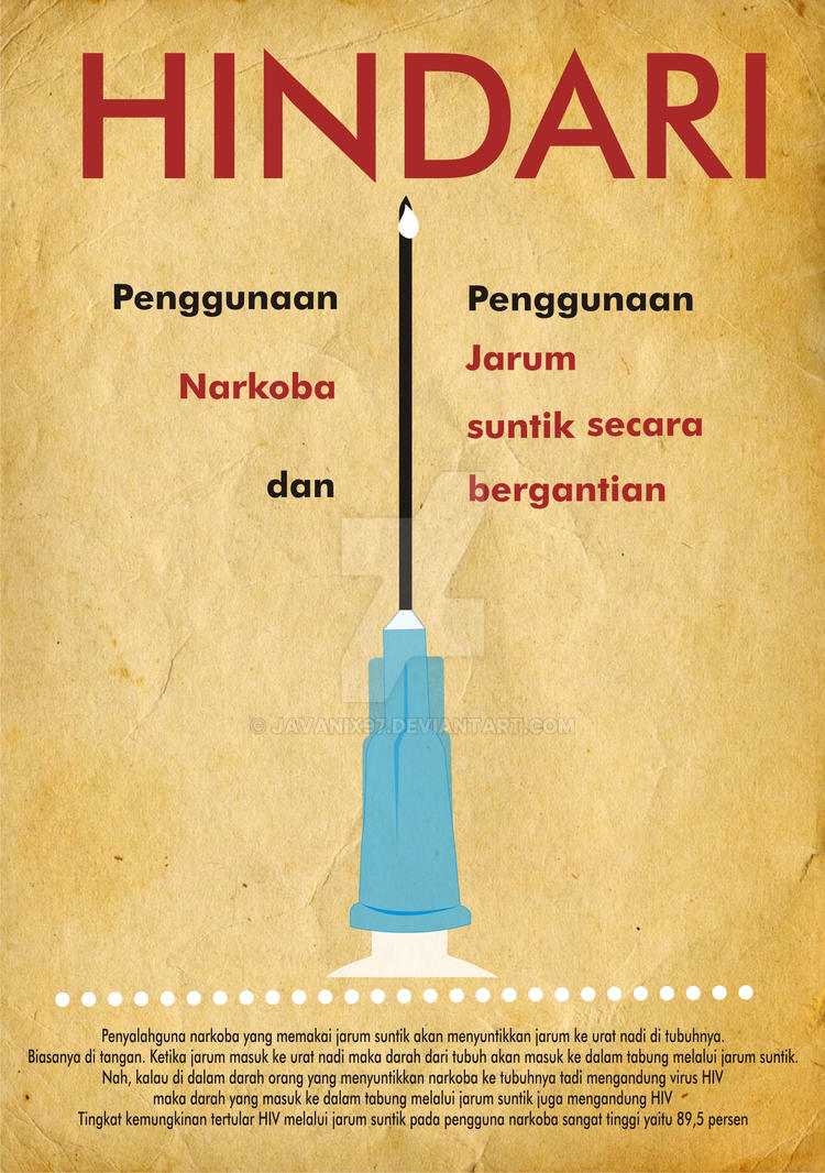  Poster NARKOBA  dan HIV by javanix97 on DeviantArt