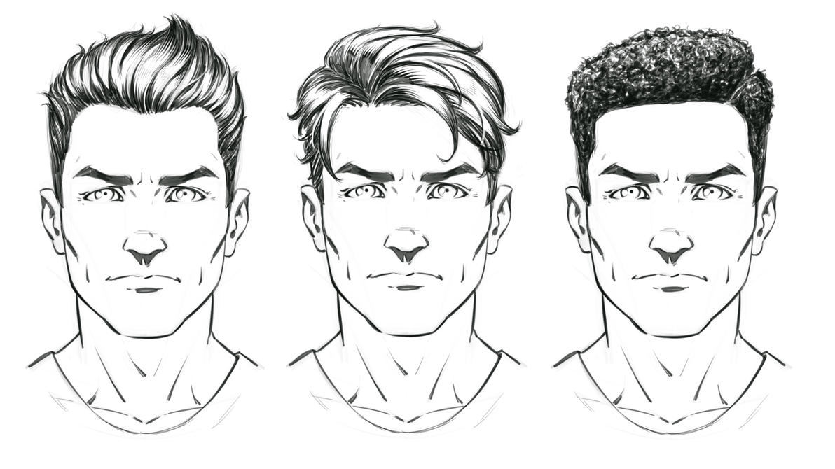 How To Draw Comic Style Hair Male Characters By Robertmarzullo
