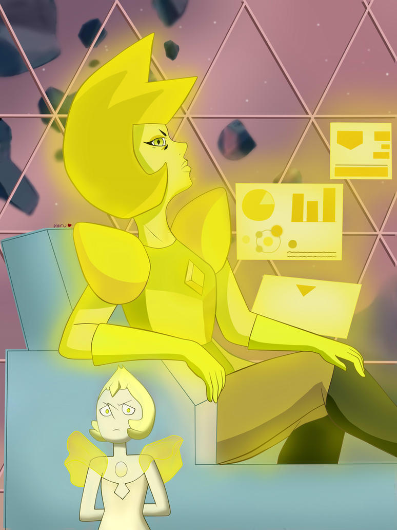 I really loved Yellow Diamond, she looks sooo majestic (on her own special way xD) I thought she'd be more scary and indifferent with her servants but I think she is a good leader after all c: (Des...