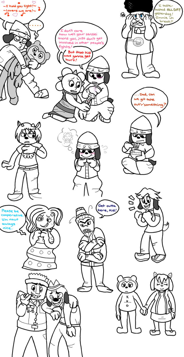 Parappa the Rapper Doodle Dump by Madd-D on DeviantArt