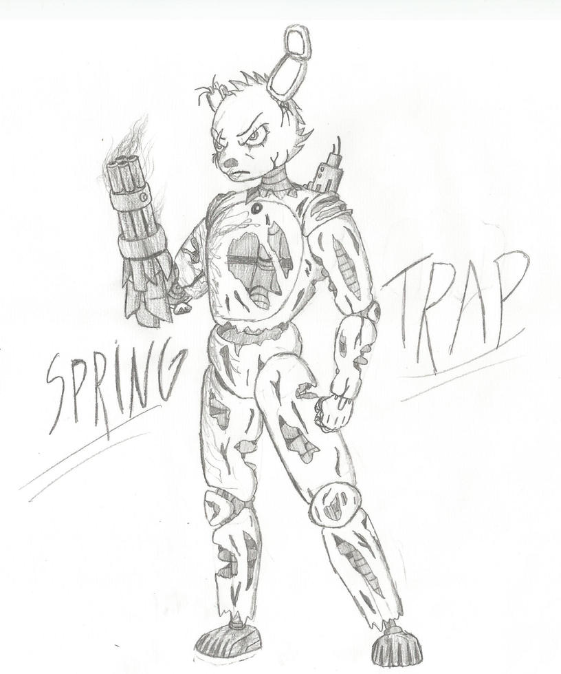 Springtrap my design by RodBMReis on DeviantArt