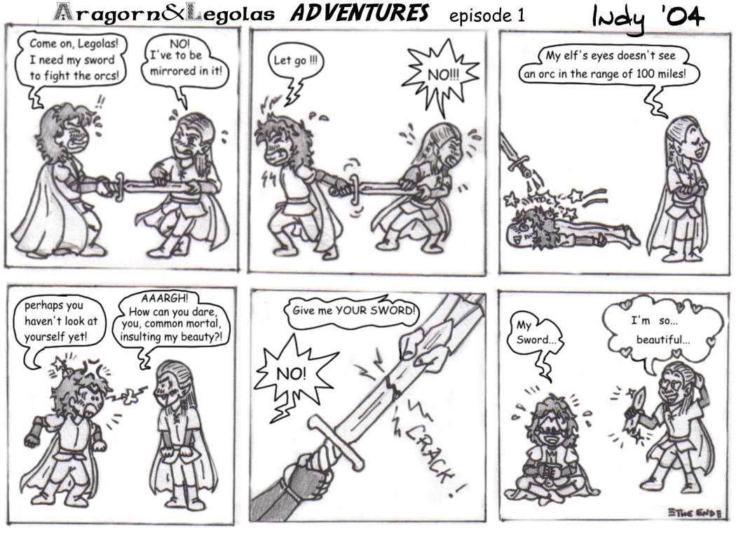 Aragorn and Legolas Adventures by IndyCloes on DeviantArt