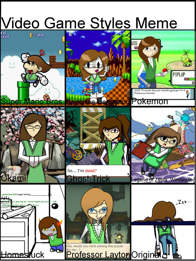 Video Game Styles Meme by spazzy96 on DeviantArt