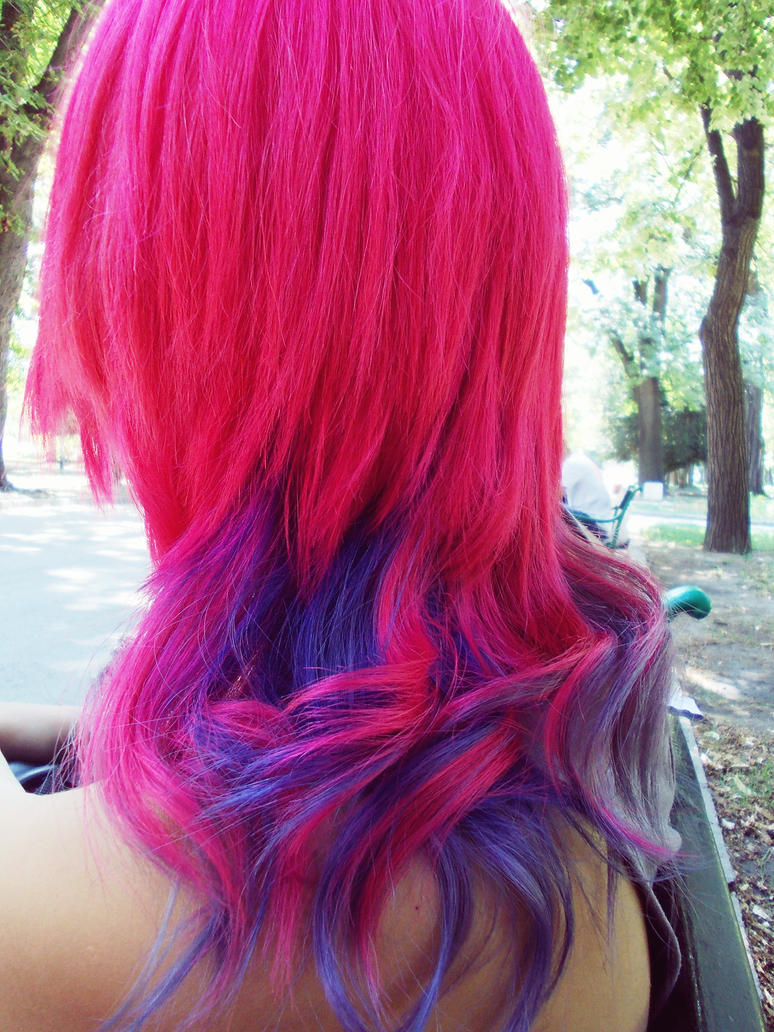 My NEW Pink Blue Purple Hair By LoveAsia On DeviantArt