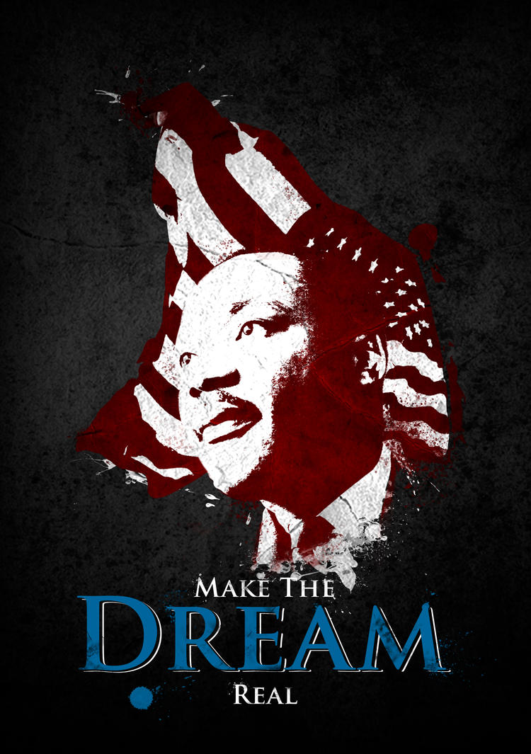 Martin Luther King, Jr. (with flag) by capdevil13 on ...