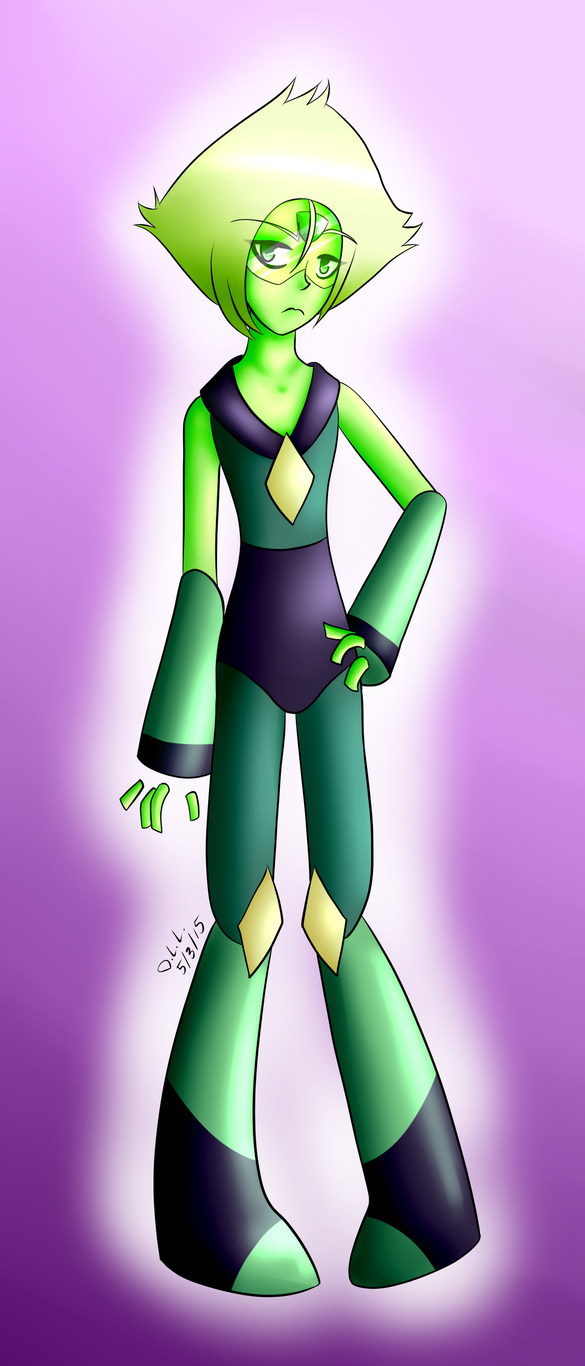 I just kind of gave up on shading her hair tbh but yep drew dorito mom Steven Universe and Peridot (c) Rebecca Sugar