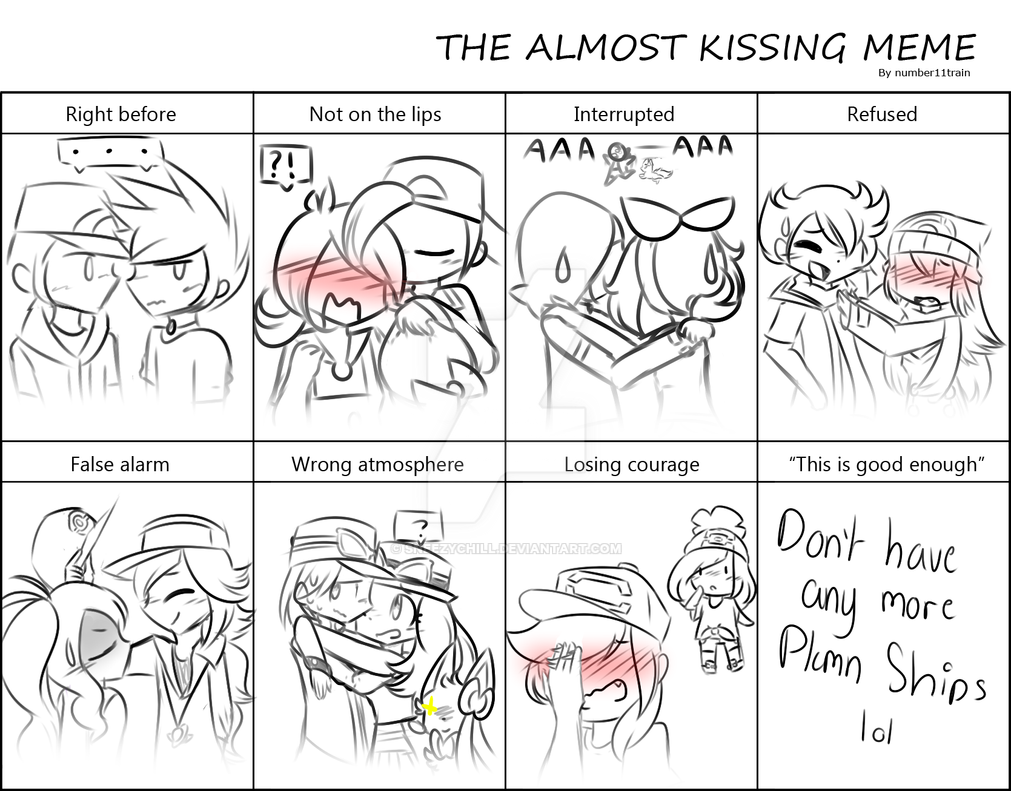 Kissing Art Meme