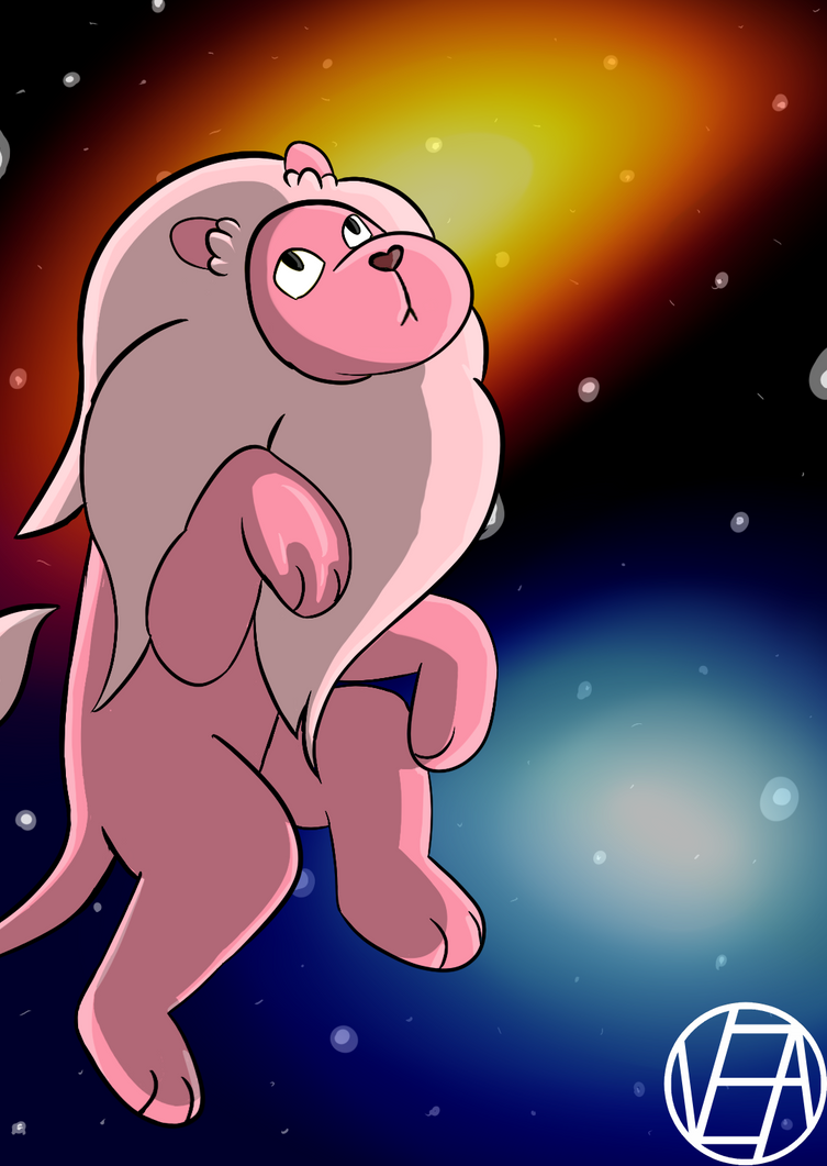 Lion from Steven Universe........      But in space!