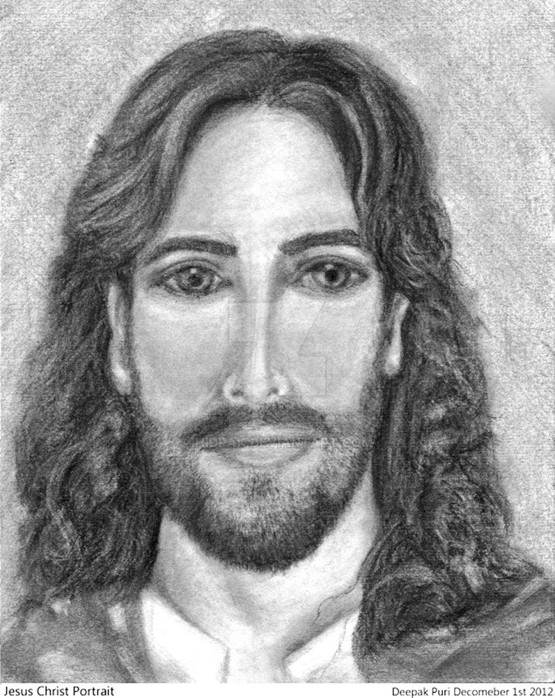 Jesus Christ Portrait (Pencil Sketch) by hidpak on DeviantArt