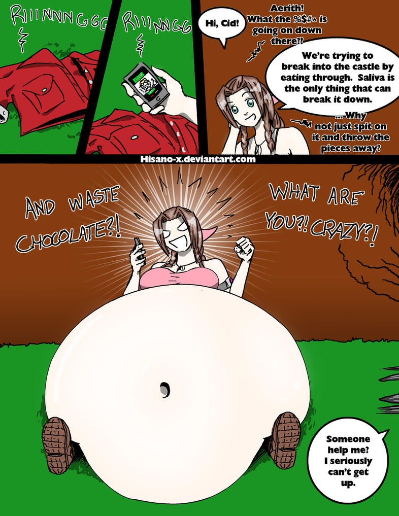 yuffie gains weight comic food