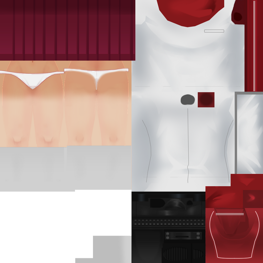 Uniform Red TEXTURE - Yandere Simulator by Akumimii on DeviantArt