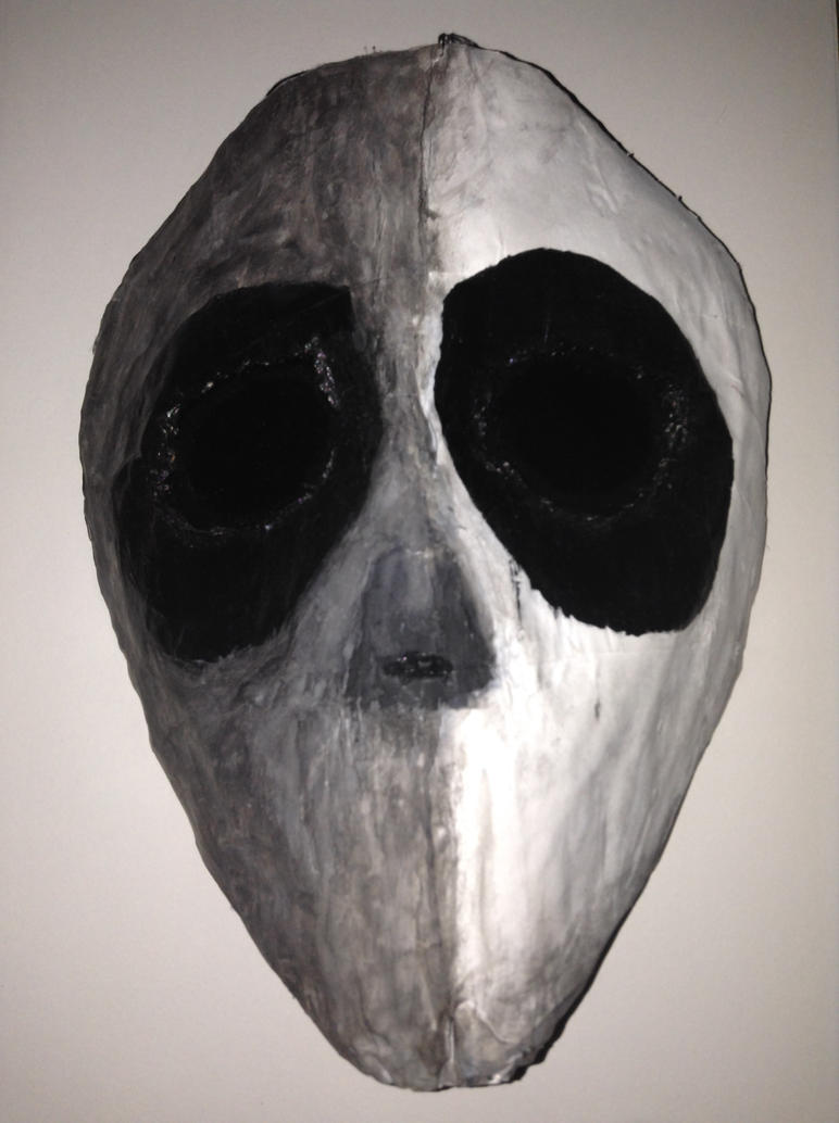 Split Black And White Mask by psychoslasher13 on DeviantArt