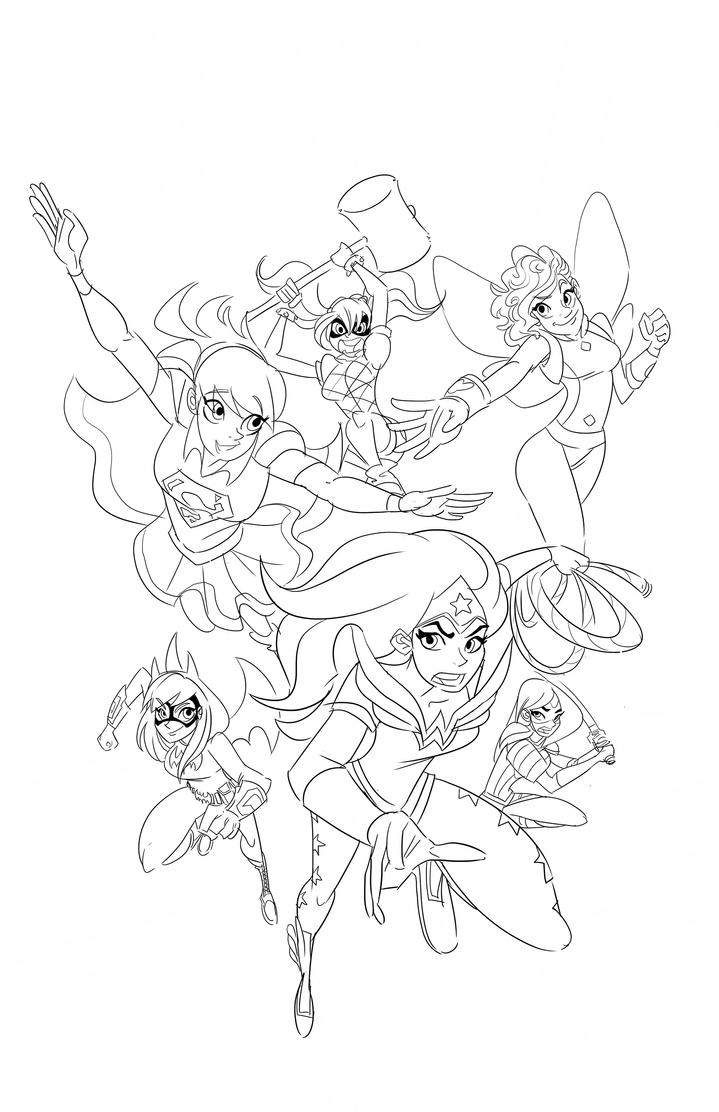 DC Super Hero Girls by BTURNERart