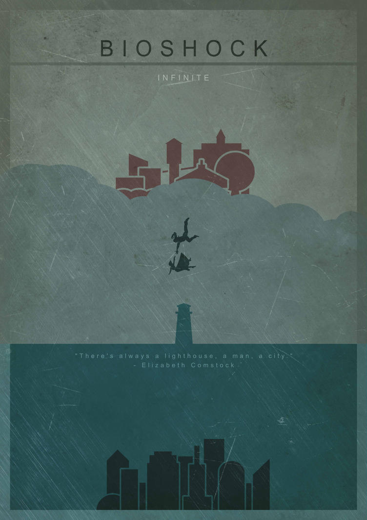 Bioshock Infinite Minimalist Fan Art poster by MarsRSA on ...