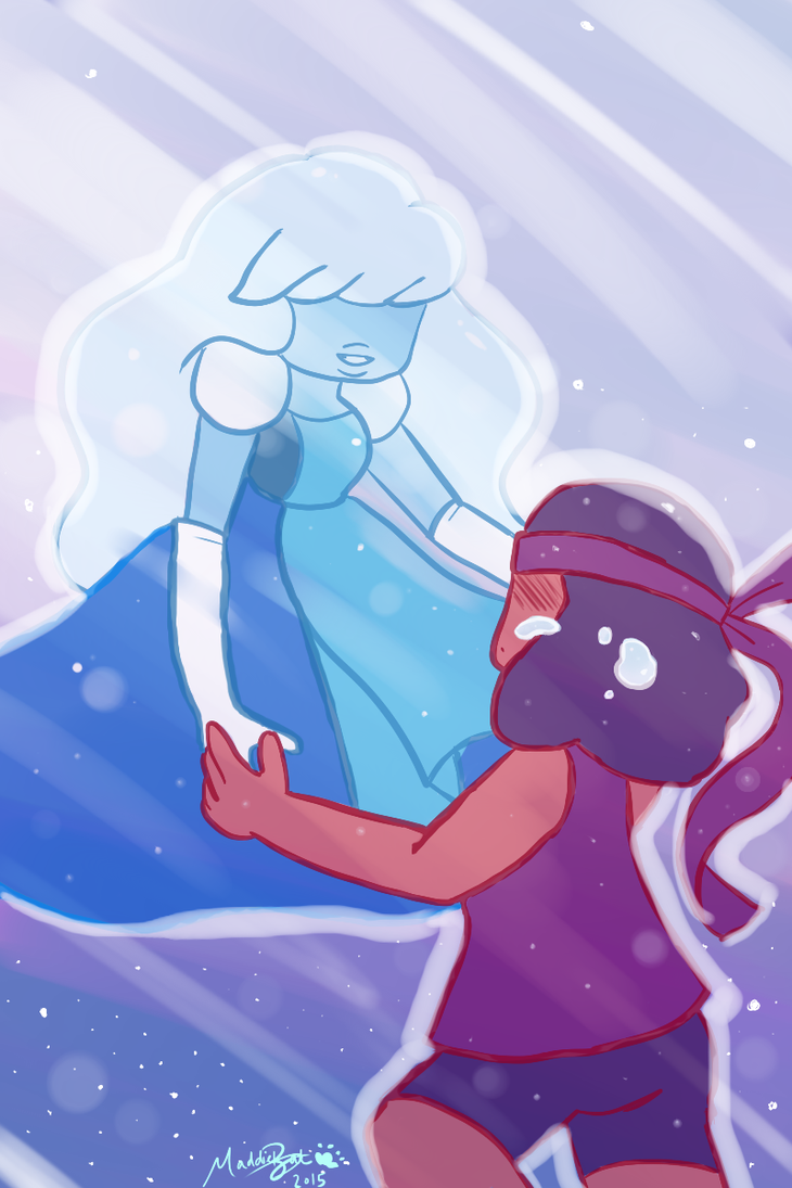I recently watched episode 49 of Steven Universe and Oh. My. God. It was FANTASTIC! It was so beautiful! Inspired me to draw something digital.. I still suck at digital art enjoy anyways