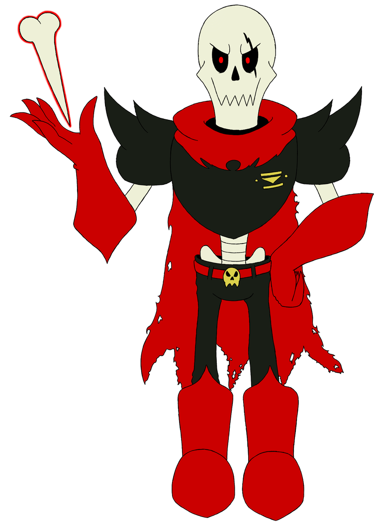 Underfell Papyrus by equilibrik on DeviantArt