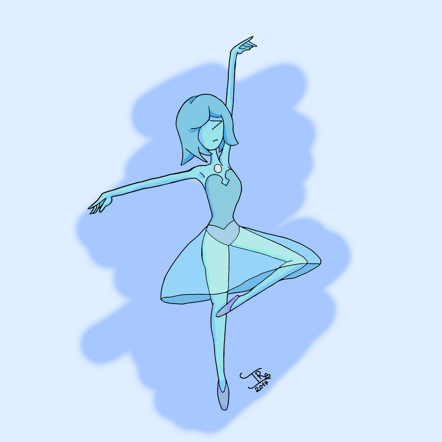 Blue Pearl from Steven Universe.