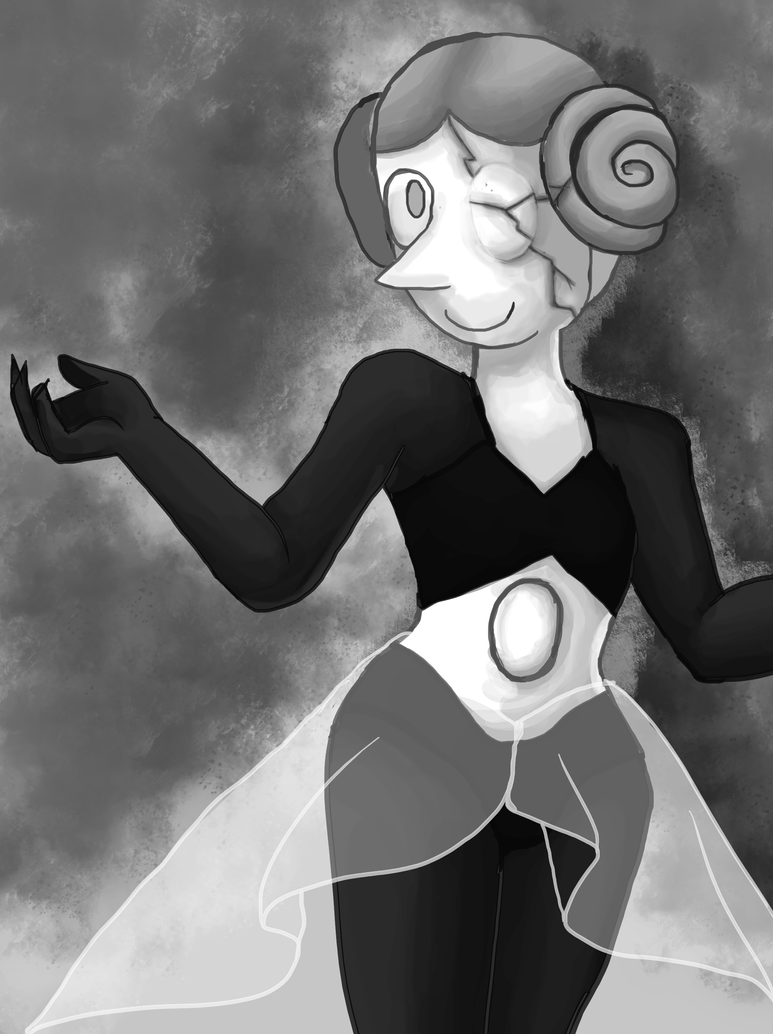 Man I never was one to board the 'Pearl is White Diamonds Pearl' train but after that last episode...Anyways needed to draw this poor cracked baby. **I'm on WritScrib! Follow me there to see an ear...