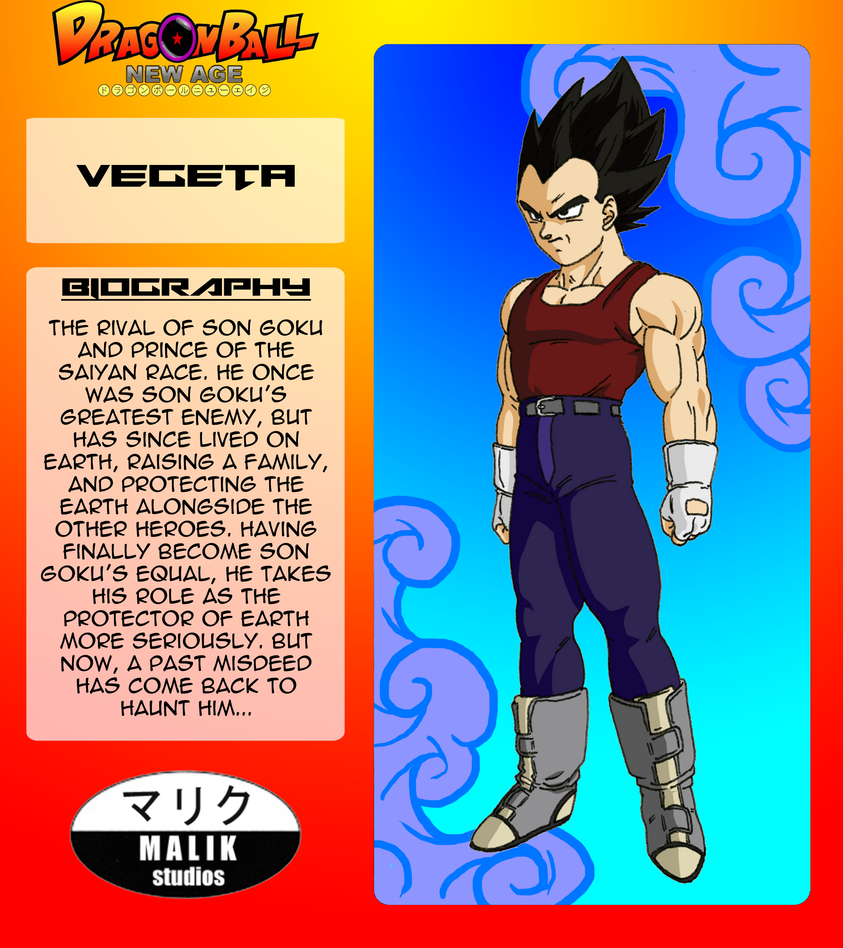 Vegeta Bio Card by MalikStudios on DeviantArt