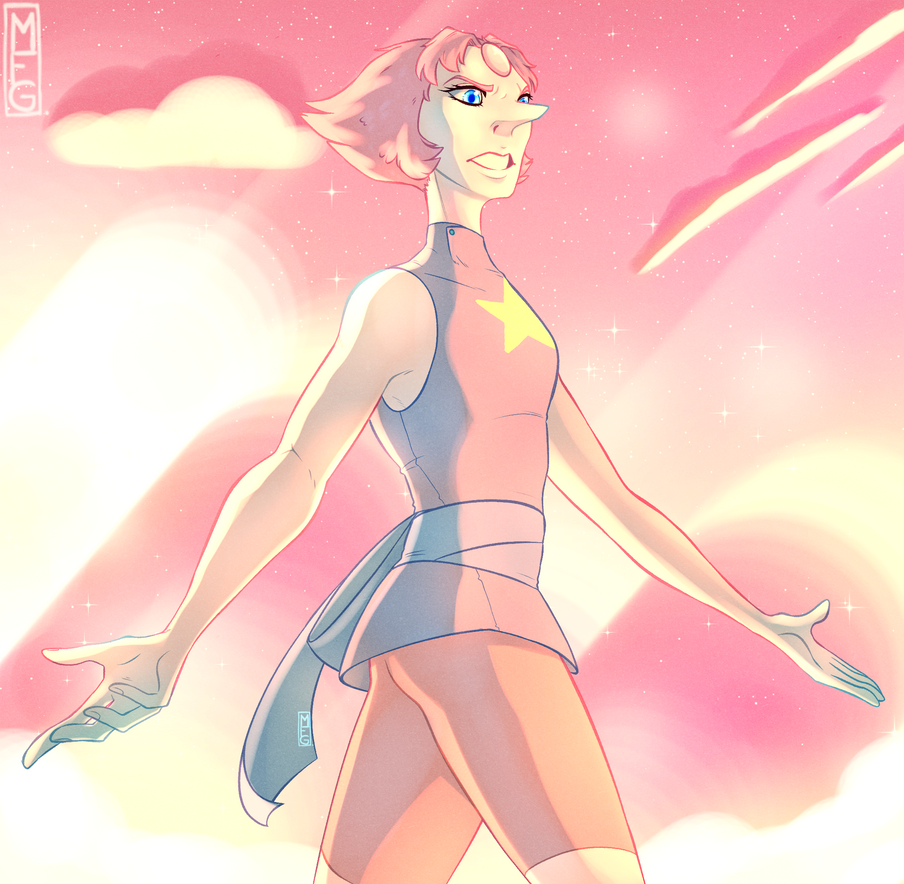 AYO Look, more pearl!! I got inspired by a friend's SU-themed art and had this great screenshot  from ''Do it for her'' that I rly liked so I did a screenshot redraw of it!! Even replicated th...