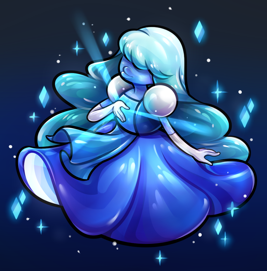 Fanart of Sapphire from Steven universe <3 I love Sapphire's design so much ahaha.  Also in Tumblr : renz1521.tumblr.com/post/11904… EDIT : THANK YOU SO MUCH TO ALL THE PEOPLE W...